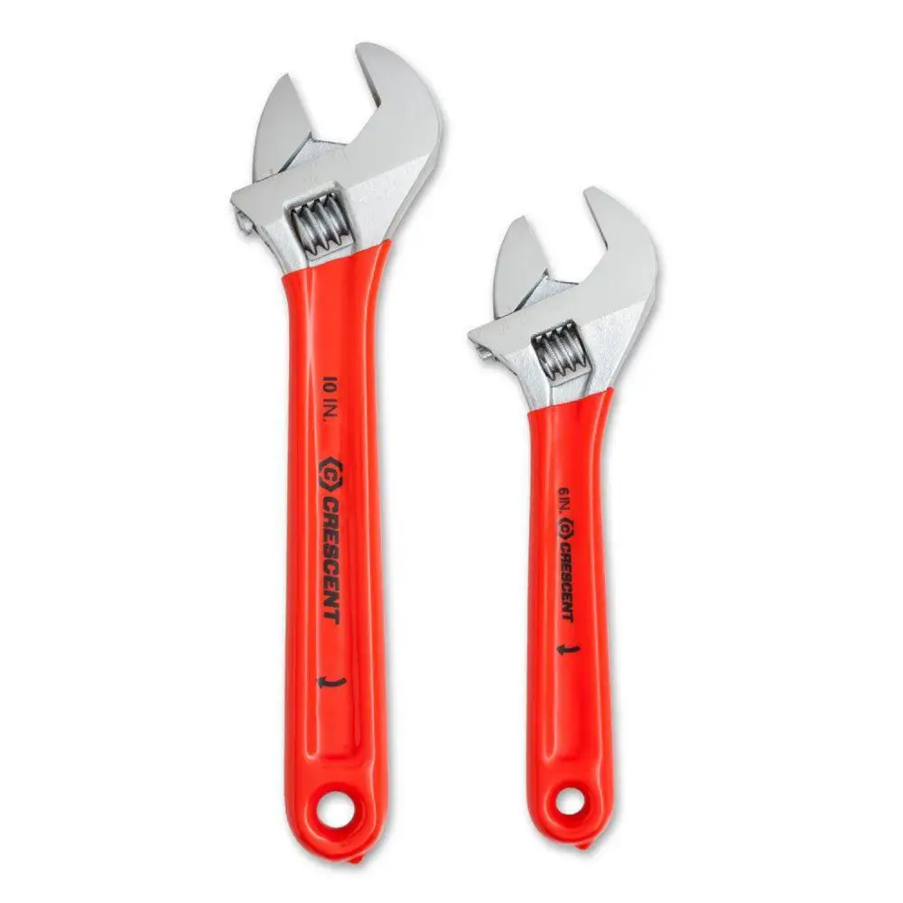 6In. and 10In. Cushion Grip Adjustable Wrench 2 Piece SetCar Repair Tool Universal Wrench Tool for Car Repair Set of Wrenches
6In. and 10In. Cushion Grip Adjustable Wrench 2 Piece SetCar Repair Tool Universal Wrench Tool for Car Repair Set of Wrenches