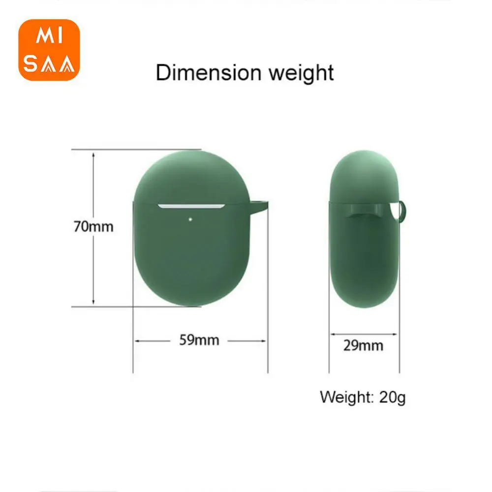 ТПУ аксессуары для наушников силиконовые противоударные Мягкие силиконовые с карабином для Redmi Buds 4 наушники для Redmi Buds 4