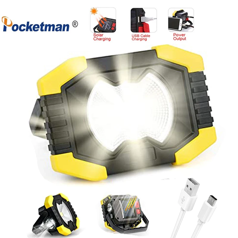100W COB+LED Work Light Super Bright LED Searchlight Handheld Spotlight Waterproof Work Lamp Camping Light Tent Light
100W COB+LED Work Light Super Bright LED Searchlight Handheld Spotlight Waterproof Work Lamp Camping Light Tent Light