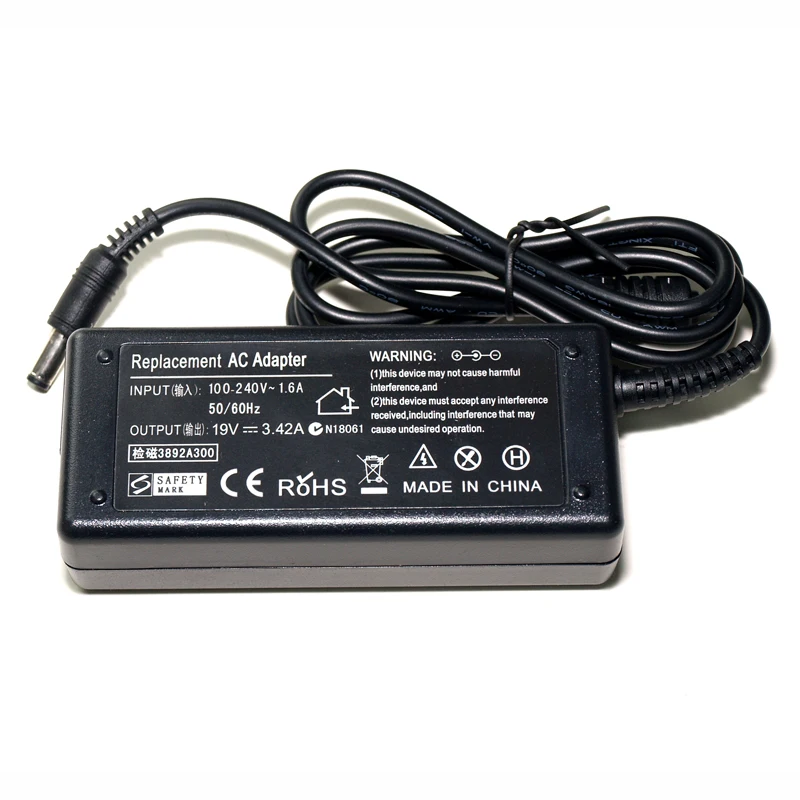 10pcs/lot 19V 3.42A 5.5*2.5mm Laptop AC Power Adapter Charger For Asus/acer/toshiba/lenovo A2 SA6 A8 F8 S1 U3 N70 80
10pcs/lot 19V 3.42A 5.5*2.5mm Laptop AC Power Adapter Charger For Asus/acer/toshiba/lenovo A2 SA6 A8 F8 S1 U3 N70 80