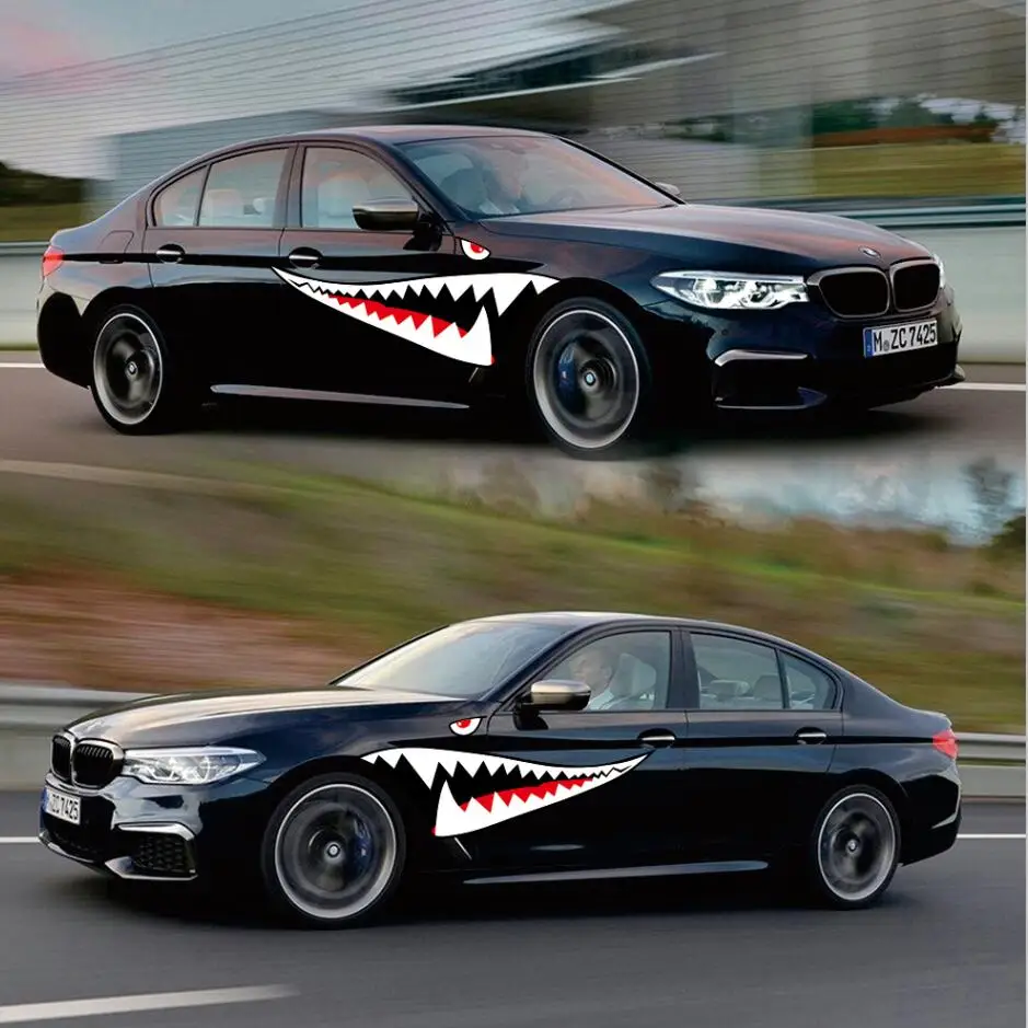 Wholesale 2pcs DIY Shark Mouth Funny Graphics PVC Car Stickers Vinyl Decal for Car Waterproof Fun Sticker Auto Accessories
Wholesale 2pcs DIY Shark Mouth Funny Graphics PVC Car Stickers Vinyl Decal for Car Waterproof Fun Sticker Auto Accessories