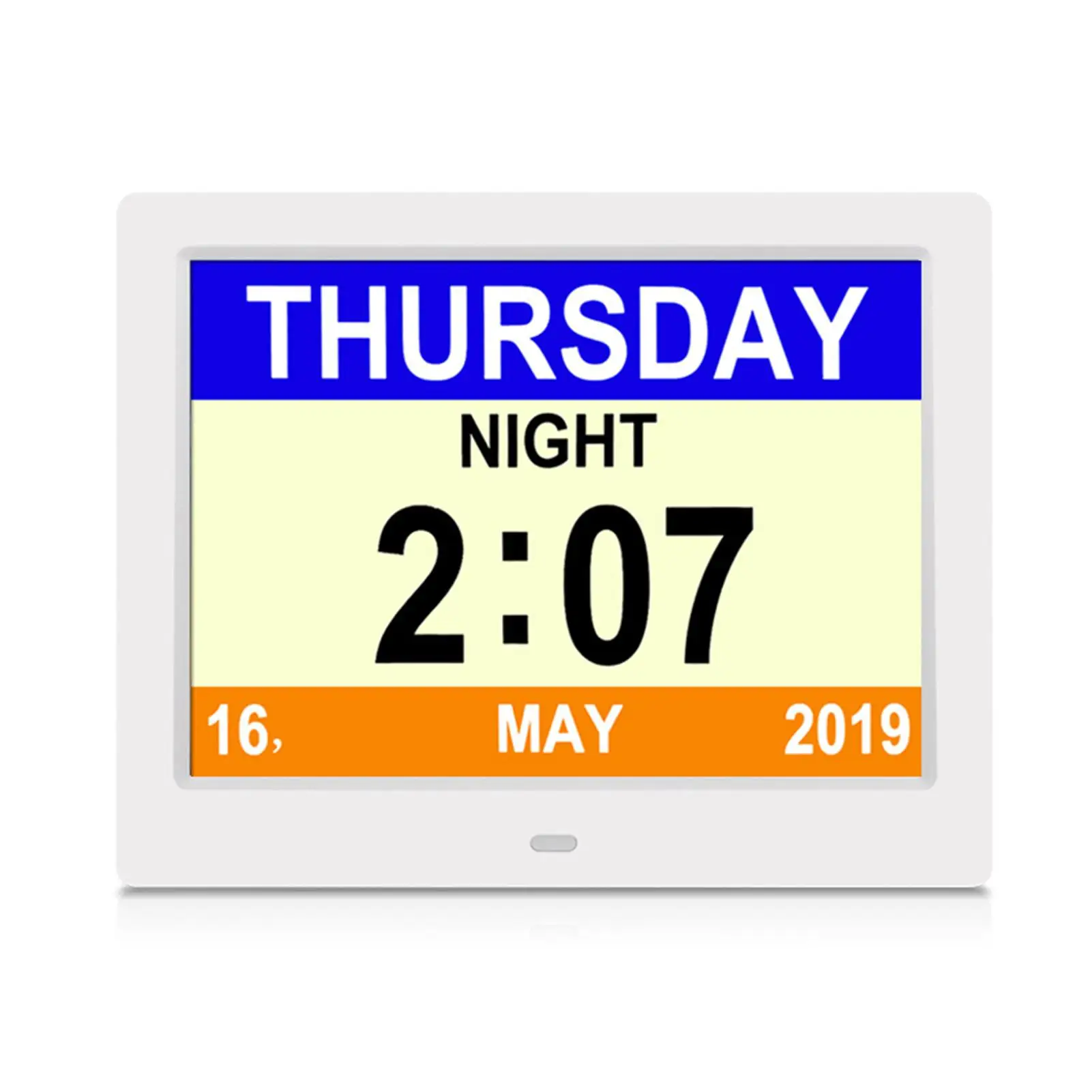 7.5 Inch Digital Calendar Alarm Clock with 8 Languages Large Screen Display for Elderly Visual Impairment digital digital
7.5 Inch Digital Calendar Alarm Clock with 8 Languages Large Screen Display for Elderly Visual Impairment digital digital