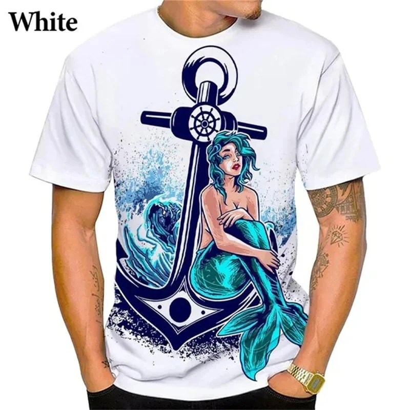 Navigation Anchor 3D Printing Pattern T-shirt Men's Summer Fashion Casual Round Neck Short Sleeve Top T-shirt Clothing
Navigation Anchor 3D Printing Pattern T-shirt Men's Summer Fashion Casual Round Neck Short Sleeve Top T-shirt Clothing