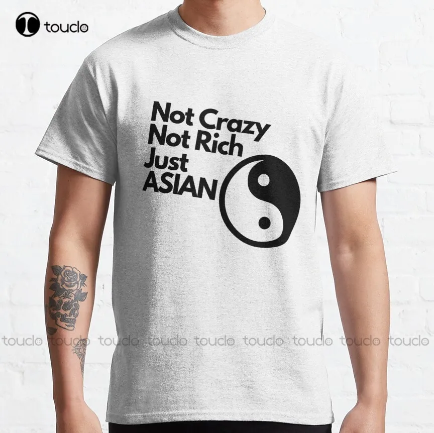 Классическая футболка с надписью Not Crazy Not Rich Just Asia для азиатских людей, Классическая футболка, повседневные футболки для женщин, футболки, но...
Классическая футболка с надписью Not Crazy Not Rich Just Asia для азиатских людей, Классическая футболка, повседневные футболки для женщин, футболки, но...