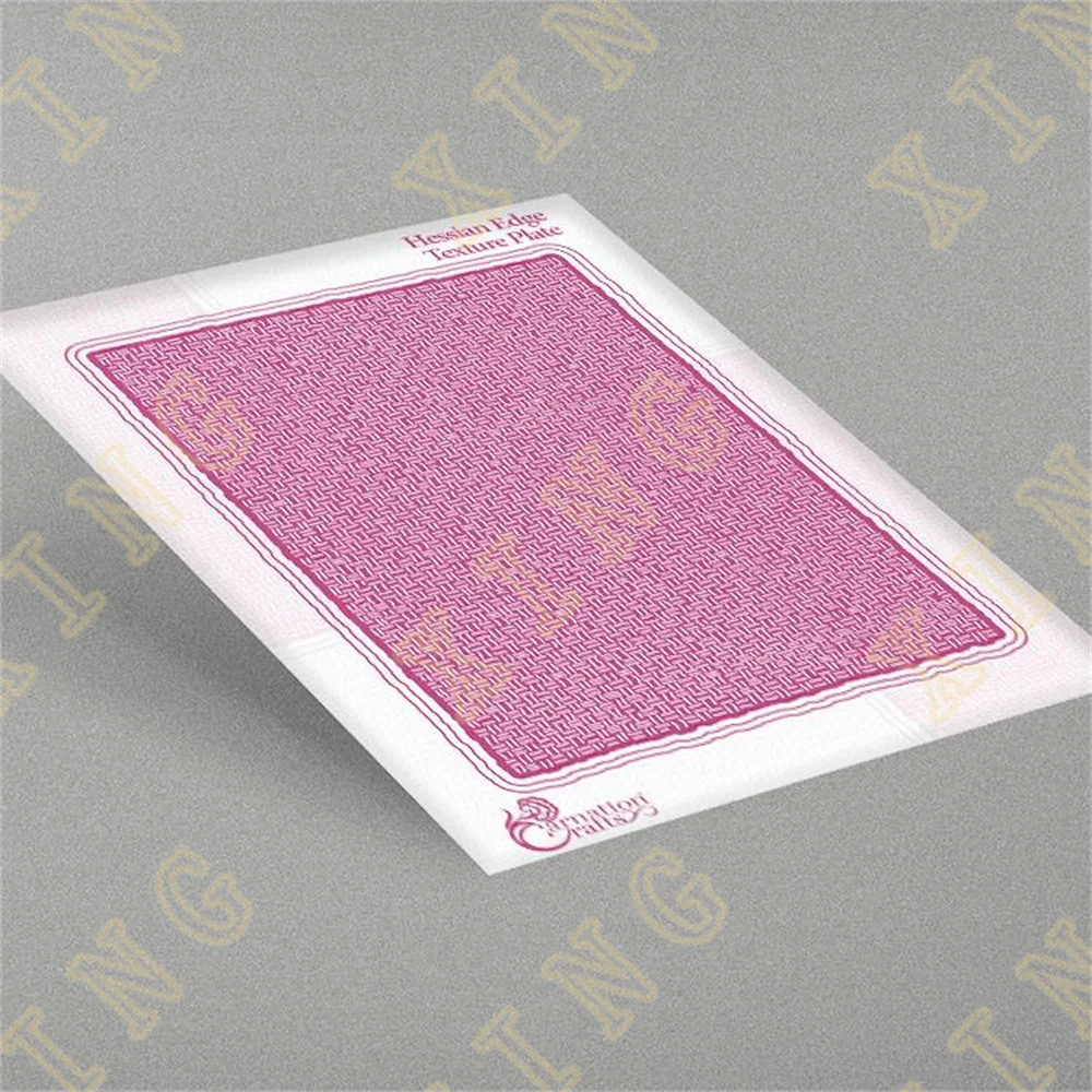 Hessian Edge Texture Plate Metal Cutting Dies Scrapbook Diary Decoration Stencil Embossing Template Diy Greeting Card Handmade
Hessian Edge Texture Plate Metal Cutting Dies Scrapbook Diary Decoration Stencil Embossing Template Diy Greeting Card Handmade