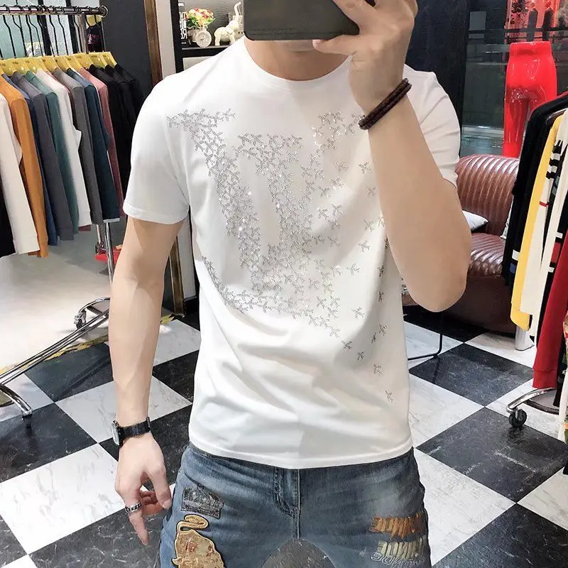 2022 Men's Fashion Brand Summer Hot Drill T-Shirts Stranger Y2k Things Teen Short Sleeve T-Shirt Trend Slim Round Neck Top
2022 Men's Fashion Brand Summer Hot Drill T-Shirts Stranger Y2k Things Teen Short Sleeve T-Shirt Trend Slim Round Neck Top