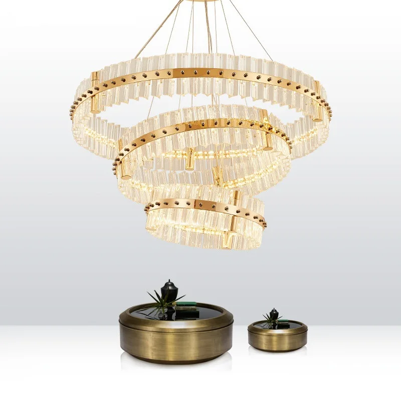 New Modern Crystal Pendant Lamp Circle LED Ceiling Chandeliers Hanging Light Luxury Room Decor Fixtures Lighting
New Modern Crystal Pendant Lamp Circle LED Ceiling Chandeliers Hanging Light Luxury Room Decor Fixtures Lighting