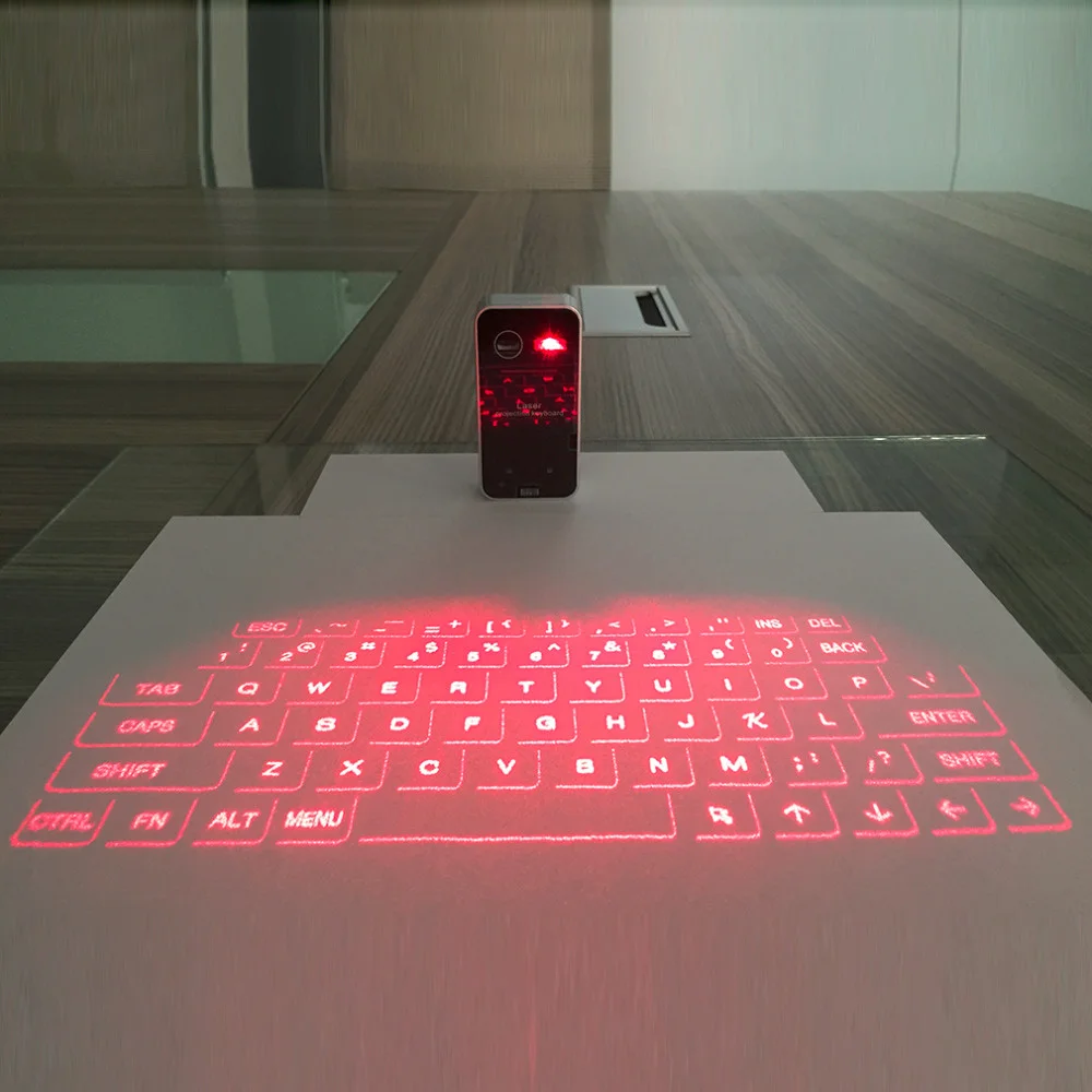 Bluetooth-compatible Laser keyboard Wireless Virtual Projection Portable for Iphone Android Smart Phone Ipad Tablet PC
Bluetooth-compatible Laser keyboard Wireless Virtual Projection Portable for Iphone Android Smart Phone Ipad Tablet PC