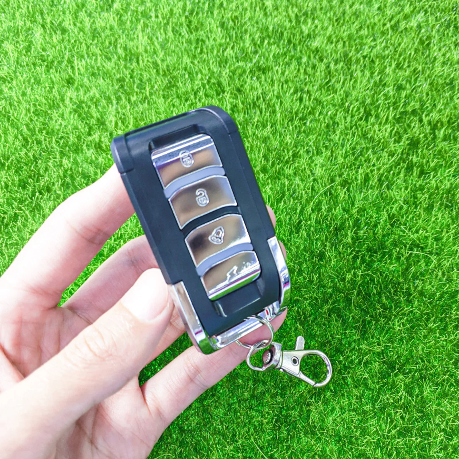 2/3/5 4-Key Button Remote Copy Fixed Code Learning RF Controller with Key Ring for Garage Door Gate
2/3/5 4-Key Button Remote Copy Fixed Code Learning RF Controller with Key Ring for Garage Door Gate