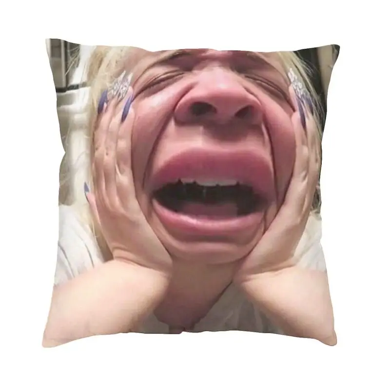 Trisha Paytas Crying Meme Square Pillowcase Home Decorative Sofa Chair Cushions Cover Throw Pillow Polyester Double-sided Print 
Trisha Paytas Crying Meme Square Pillowcase Home Decorative Sofa Chair Cushions Cover Throw Pillow Polyester Double-sided Print