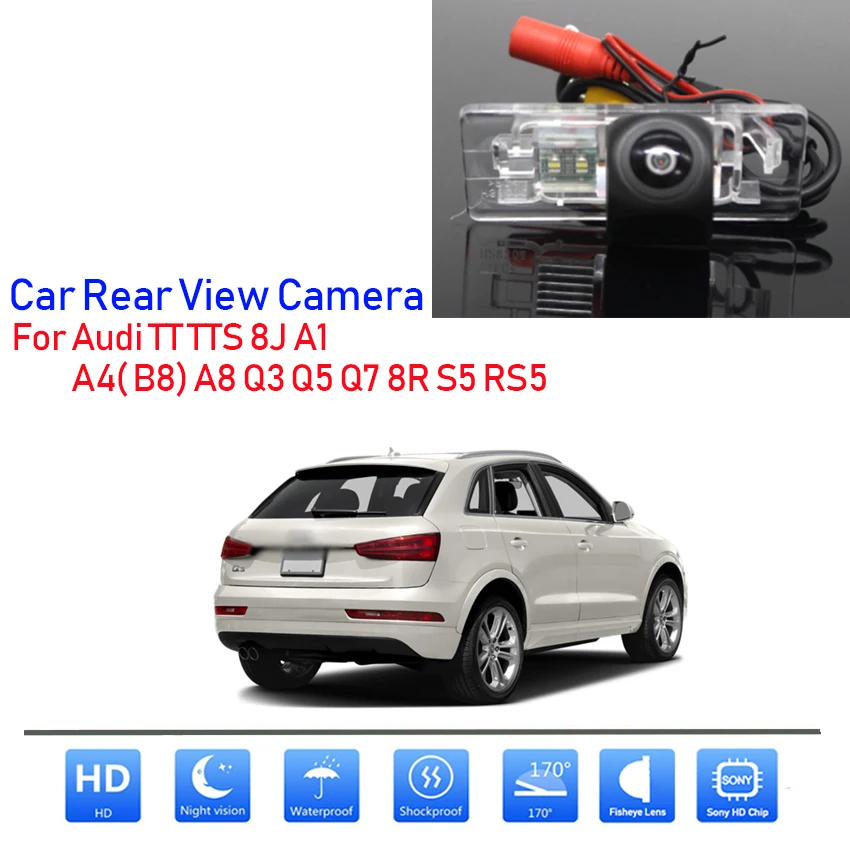 HD CCD Waterproof High quality RCA 1080*720 Fisheye Car Rear View Camera For Audi TT TTS 8J A1 A4( B8) A8 Q3 Q5 Q7 8R S5 RS5
HD CCD Waterproof High quality RCA 1080*720 Fisheye Car Rear View Camera For Audi TT TTS 8J A1 A4( B8) A8 Q3 Q5 Q7 8R S5 RS5
