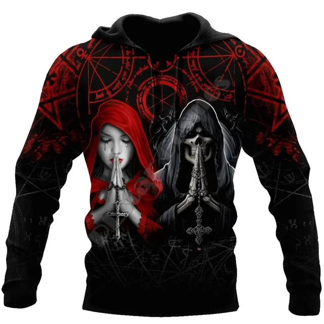 New 3D printed skull pattern men's hoodie streetwear hip-hop couple pullover casual Sweatshirts top Oversized men's clothing
New 3D printed skull pattern men's hoodie streetwear hip-hop couple pullover casual Sweatshirts top Oversized men's clothing