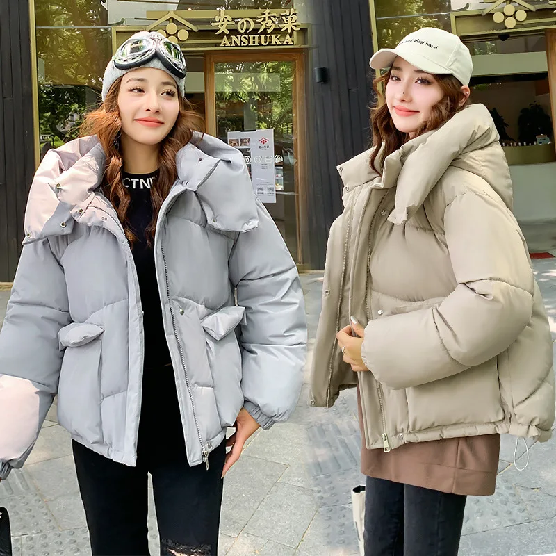Down Padded Jacket Korean Version 2023 Winter New Hooded Short Bread Jacket College Style Loose Jacket Cotton Padded Jacket
Down Padded Jacket Korean Version 2023 Winter New Hooded Short Bread Jacket College Style Loose Jacket Cotton Padded Jacket