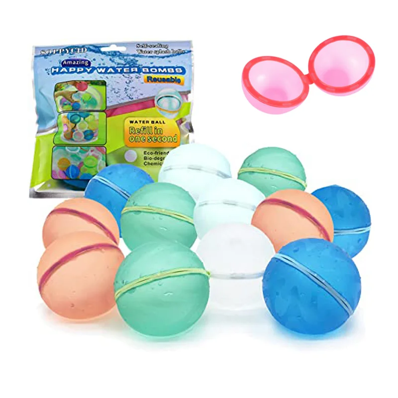 6PCS Water Bomb Splash Balls Reusable Absorbent Water Balloons Outdoor Pool Beach Play Toy Pool Party Favors Water Fight Games
6PCS Water Bomb Splash Balls Reusable Absorbent Water Balloons Outdoor Pool Beach Play Toy Pool Party Favors Water Fight Games