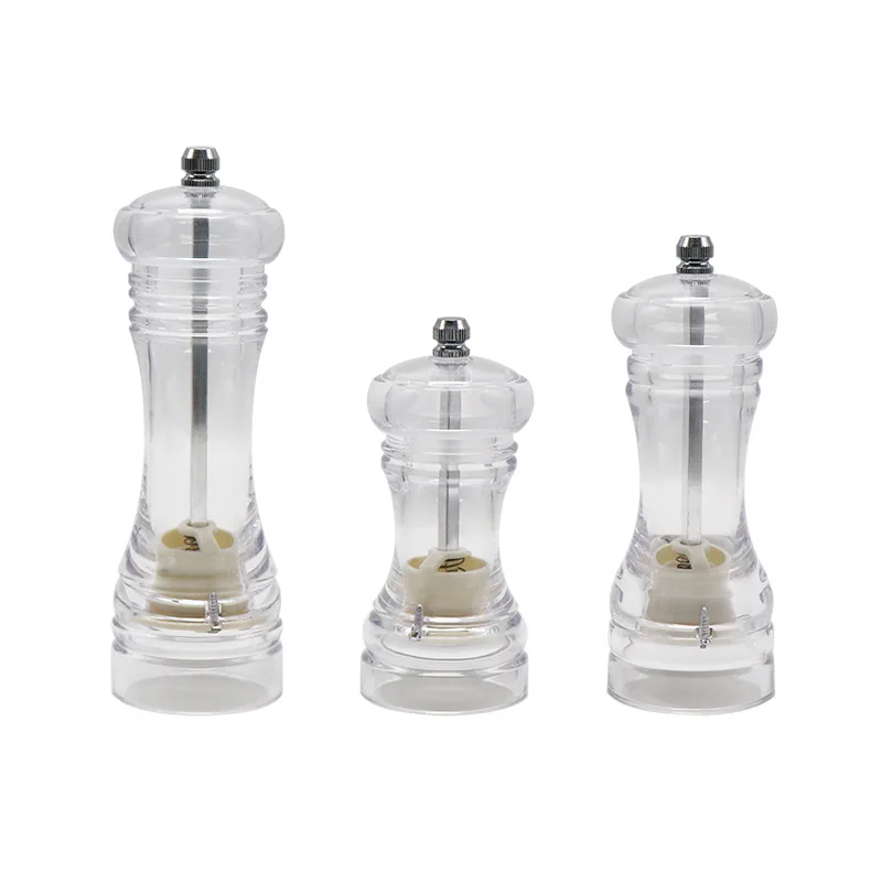 Acrylic Grinder Salt Pepper Mill Grinder Manual Pepper Grinder Salt Spices Mill Shaker Transparent Grinding Kitchen Tool
Acrylic Grinder Salt Pepper Mill Grinder Manual Pepper Grinder Salt Spices Mill Shaker Transparent Grinding Kitchen Tool