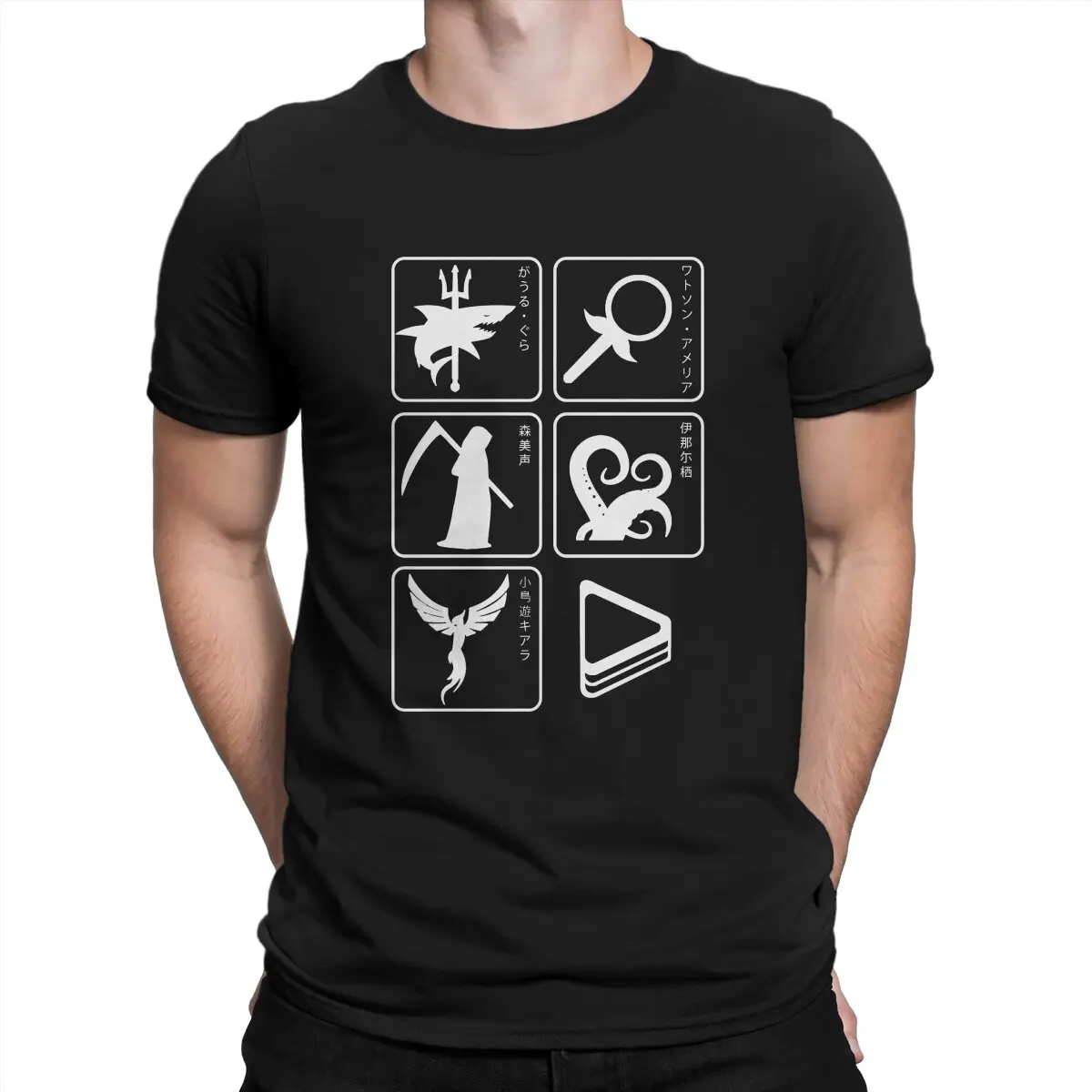 Symbols Men T Shirt Hololive VTuber Novelty Tees Short Sleeve Crew Neck T-Shirts 100% Cotton 6XL Clothes
Symbols Men T Shirt Hololive VTuber Novelty Tees Short Sleeve Crew Neck T-Shirts 100% Cotton 6XL Clothes
