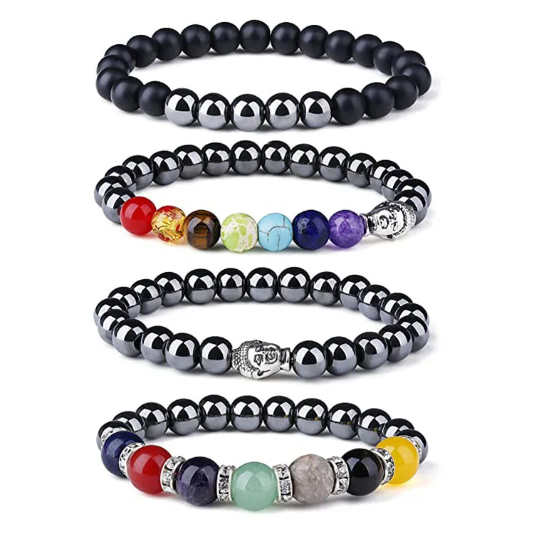 New Colorful Pulse Black Gallstone Energy Magnet Bracelet Yoga Magnetic Bracelet BR1093
New Colorful Pulse Black Gallstone Energy Magnet Bracelet Yoga Magnetic Bracelet BR1093