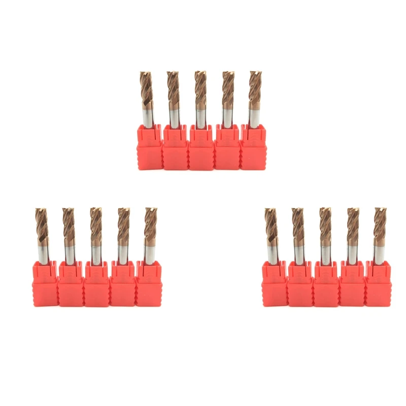 15PCS 6Mm 4 Flute Carbide Endmills CNC Milling Cutter Milling Slotting Profiling Face Mill Spiral Bits
15PCS 6Mm 4 Flute Carbide Endmills CNC Milling Cutter Milling Slotting Profiling Face Mill Spiral Bits