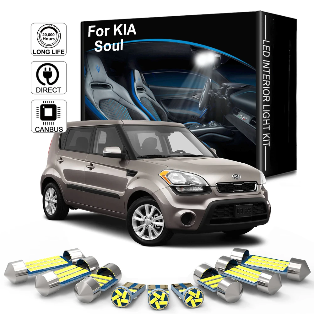 Canbus For Kia Soul 2010 2011 2013 2017 2018 2019 2020 2021 Auto LED Interior Light License Plate Lamp Accessories Kit
Canbus For Kia Soul 2010 2011 2013 2017 2018 2019 2020 2021 Auto LED Interior Light License Plate Lamp Accessories Kit