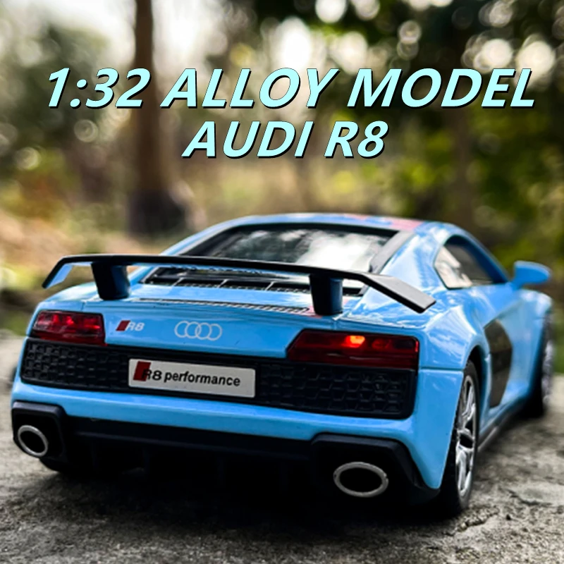 Модель спортивного автомобиля AUDI R8 V10 Coupe, 1:32, Литые металлические игрушечные автомобили, модель высокой модели со звуком и светом, коллекционная детская игрушка в подарок
Модель спортивного автомобиля AUDI R8 V10 Coupe, 1:32, Литые металлические игрушечные автомобили, модель высокой модели со звуком и светом, коллекционная детская игрушка в подарок