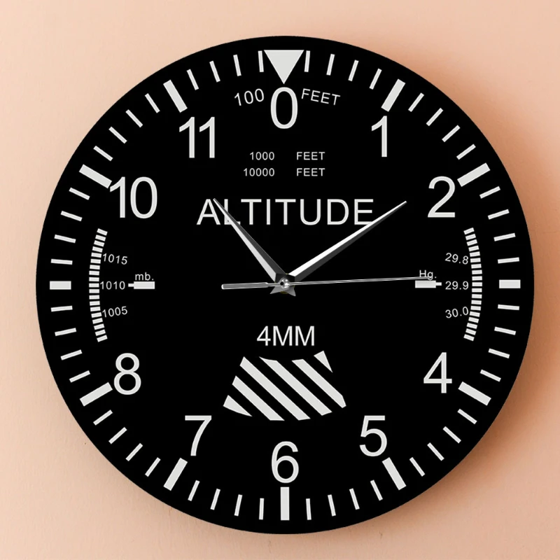 30cm Modern Acrylic Altimeter Wall Clock Creative Living Room Altitude Measurement Needle Mute Wall Clock Black Home Decoration
30cm Modern Acrylic Altimeter Wall Clock Creative Living Room Altitude Measurement Needle Mute Wall Clock Black Home Decoration