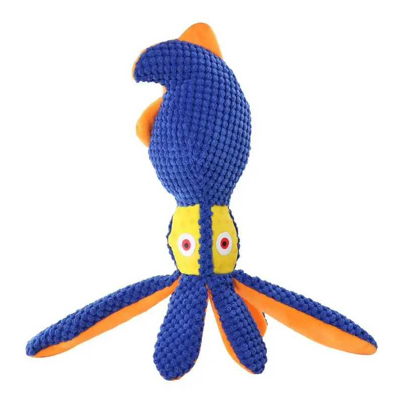 

Octopus Dog Toys Pet Cat Dog Supplies Plushie Toy Portable Plush Pet Chewing Training Toys Dog Squeaky Toys For Small Medium