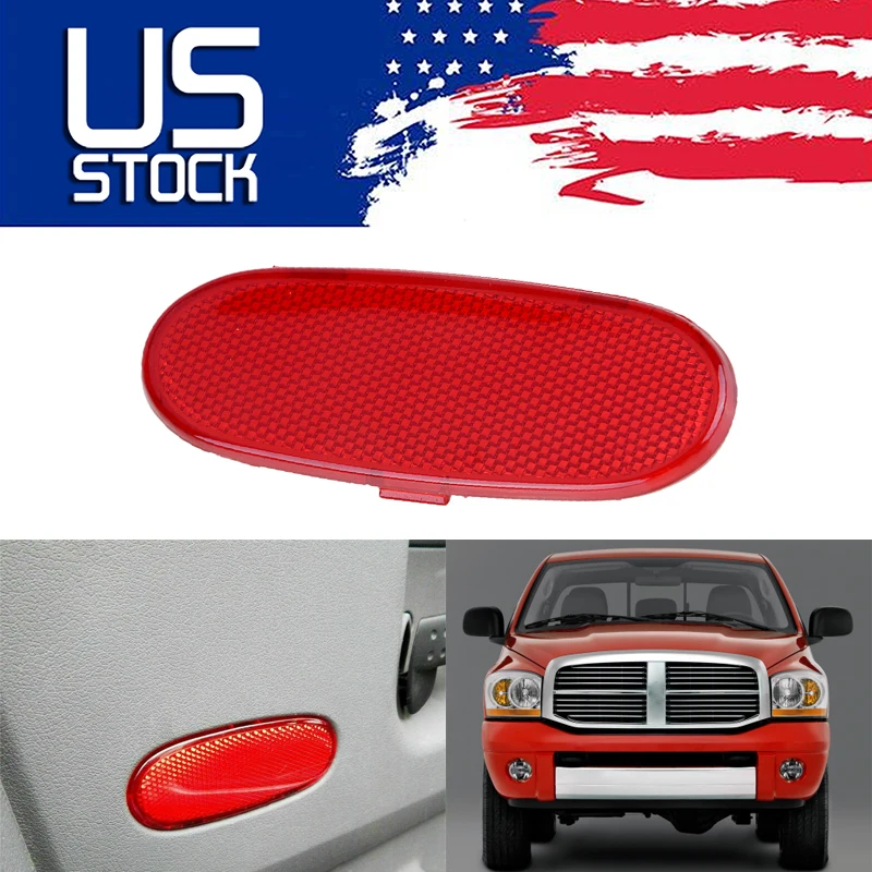 

Fit For Dodge Ram 1500 2500 3500 2002-2009 Interior Front Door Panel Reflector Safety Signs Car Accessories Replacement Parts