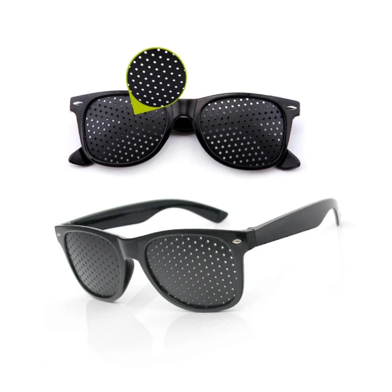 Black Eyesight Improvement Care Exercise Eyewear Glasses Training Cycling Eyewear Pin Small Hole Sunglass Camping Eyeglasses
Black Eyesight Improvement Care Exercise Eyewear Glasses Training Cycling Eyewear Pin Small Hole Sunglass Camping Eyeglasses