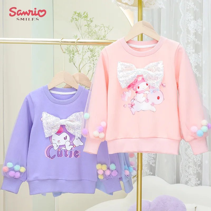 Sanrio Kuromi My Melody Autumn Long Sleeves Sweatshirt T-shirt Cute Cartoon Anime New Fashion Round Neck Cute Shirt Pant Sets
Sanrio Kuromi My Melody Autumn Long Sleeves Sweatshirt T-shirt Cute Cartoon Anime New Fashion Round Neck Cute Shirt Pant Sets