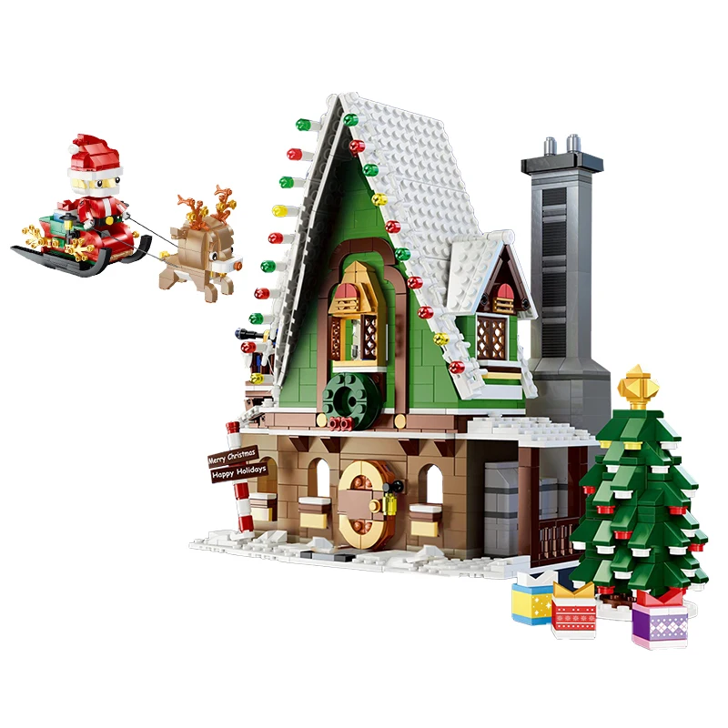 1452pcs City Winter Snow House Santa Claus Building Block Snowmobile Christmas Tree Figures Bricks Xmas Diy Toy For Children
1452pcs City Winter Snow House Santa Claus Building Block Snowmobile Christmas Tree Figures Bricks Xmas Diy Toy For Children