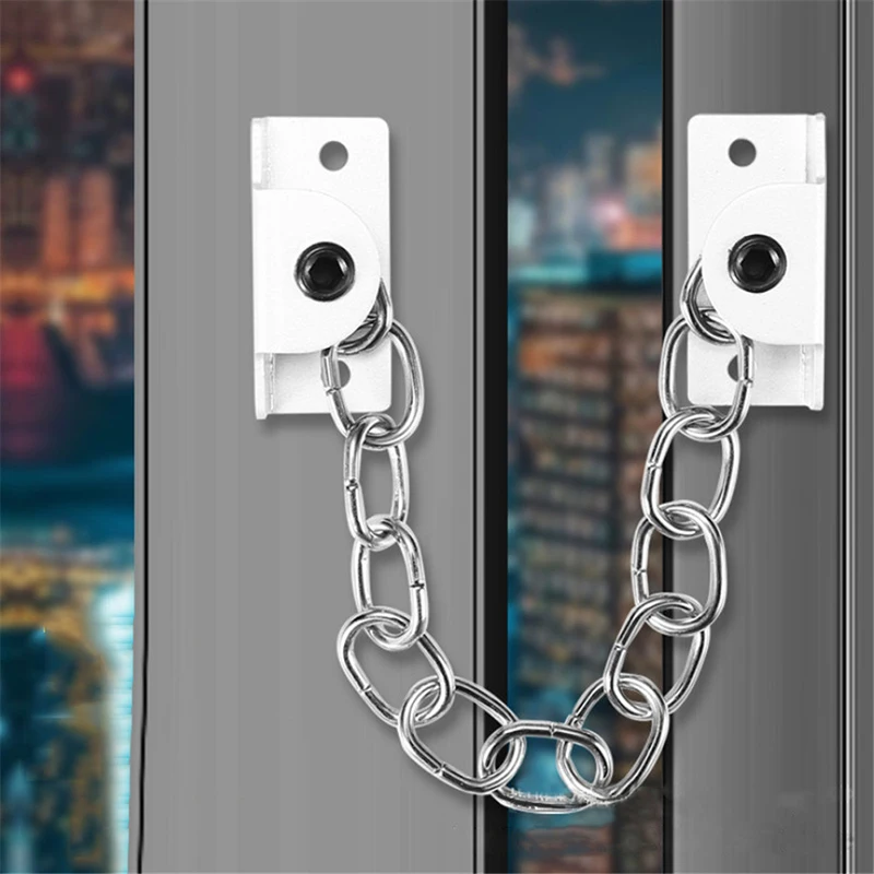 New Adjustable Window Lock Chain Limit Window Opening Limiter Child Safety Protection Lock Anti-theft Stainless Steel Lock
New Adjustable Window Lock Chain Limit Window Opening Limiter Child Safety Protection Lock Anti-theft Stainless Steel Lock