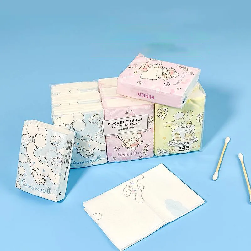 9Pcs/set Kawaii Sanrios Napkin Cute Kitty Cinnamoroll Cartoon Portable Printing Unscented Tissue Handkerchief Toy for Girls Gift
9Pcs/set Kawaii Sanrios Napkin Cute Kitty Cinnamoroll Cartoon Portable Printing Unscented Tissue Handkerchief Toy for Girls Gift