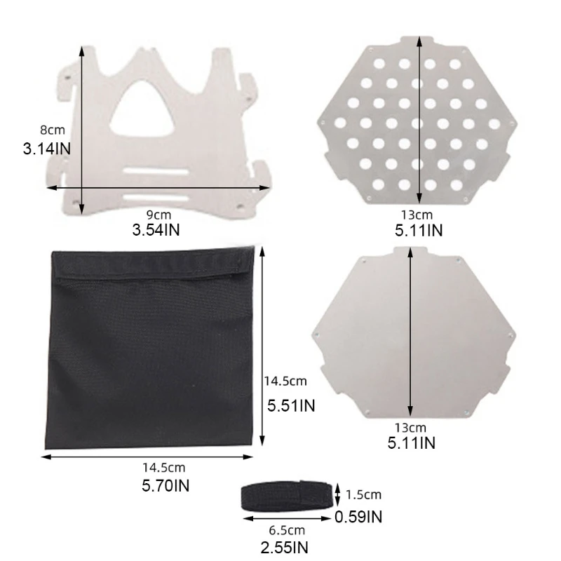 N0HB Lightweight Picnic Stove Portable Camping Stove Stainless Steel Folding Wood Stove Mountaineering Camping Tools
N0HB Lightweight Picnic Stove Portable Camping Stove Stainless Steel Folding Wood Stove Mountaineering Camping Tools