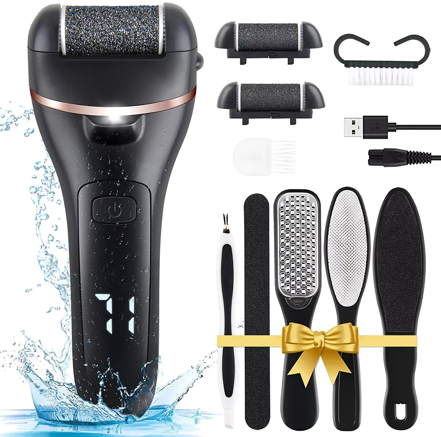 Rechargeable Electric Foot File Callus Remover Machine Pedicure Device Foot Care Tools Feet For Heels Remove Dead Skin black
Rechargeable Electric Foot File Callus Remover Machine Pedicure Device Foot Care Tools Feet For Heels Remove Dead Skin black