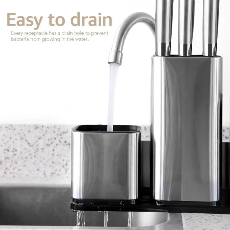 Knife Stand Holder For Kitchen Knife Stainless Steel Cooking Knife Holder Stand Block High End Kitchen Accessories
Knife Stand Holder For Kitchen Knife Stainless Steel Cooking Knife Holder Stand Block High End Kitchen Accessories