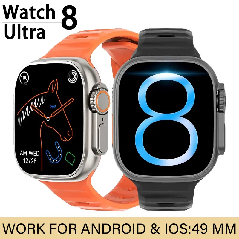 2023 Smart Watch Men's Series Watch 8 Bluetooth Call 49mm NFC 2.16-inch high-definition screen NFC Smart Watch Lady Apple Watch
2023 Smart Watch Men's Series Watch 8 Bluetooth Call 49mm NFC 2.16-inch high-definition screen NFC Smart Watch Lady Apple Watch