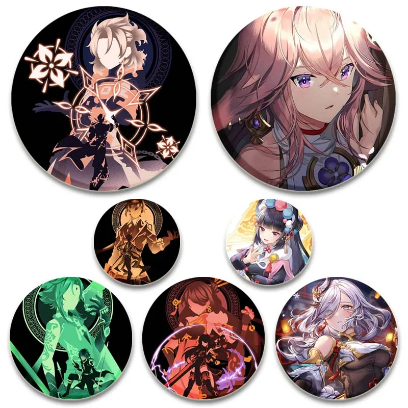Fashion Jewelry Pop Game Genshin Impact Brooch Kazuha Yae Miko Xiao Pins Cartoon Cosplay Badage Accessories for Backpack Gifts
Fashion Jewelry Pop Game Genshin Impact Brooch Kazuha Yae Miko Xiao Pins Cartoon Cosplay Badage Accessories for Backpack Gifts
