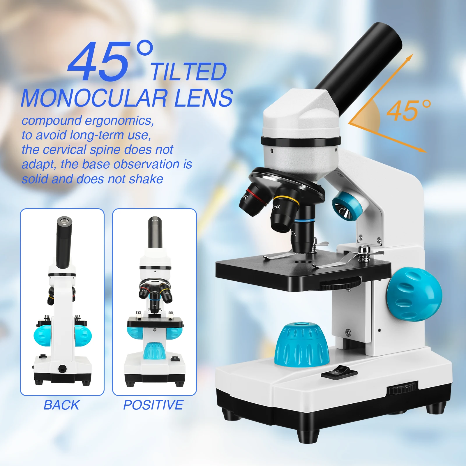100-2000X Magnification Microscope Elementary School Student Scientific Experiment Biological Digital Monocular Microscope
100-2000X Magnification Microscope Elementary School Student Scientific Experiment Biological Digital Monocular Microscope