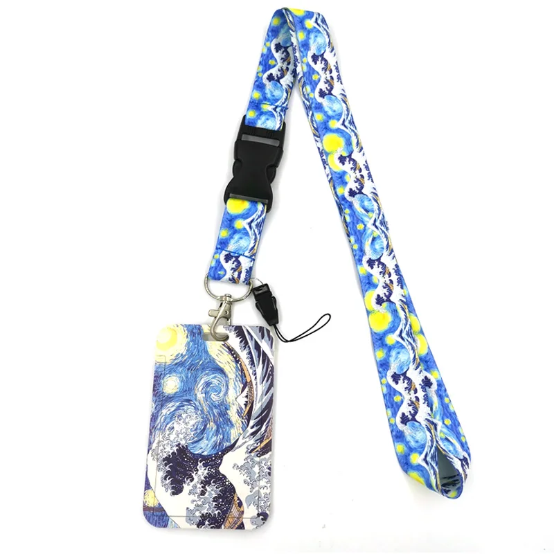 Art Starry Sky Waves Anime Lanyard Badge Holder ID Card Lanyards Mobile Phone Rope Key Lanyard Neck Straps Keychain Key Ring
Art Starry Sky Waves Anime Lanyard Badge Holder ID Card Lanyards Mobile Phone Rope Key Lanyard Neck Straps Keychain Key Ring