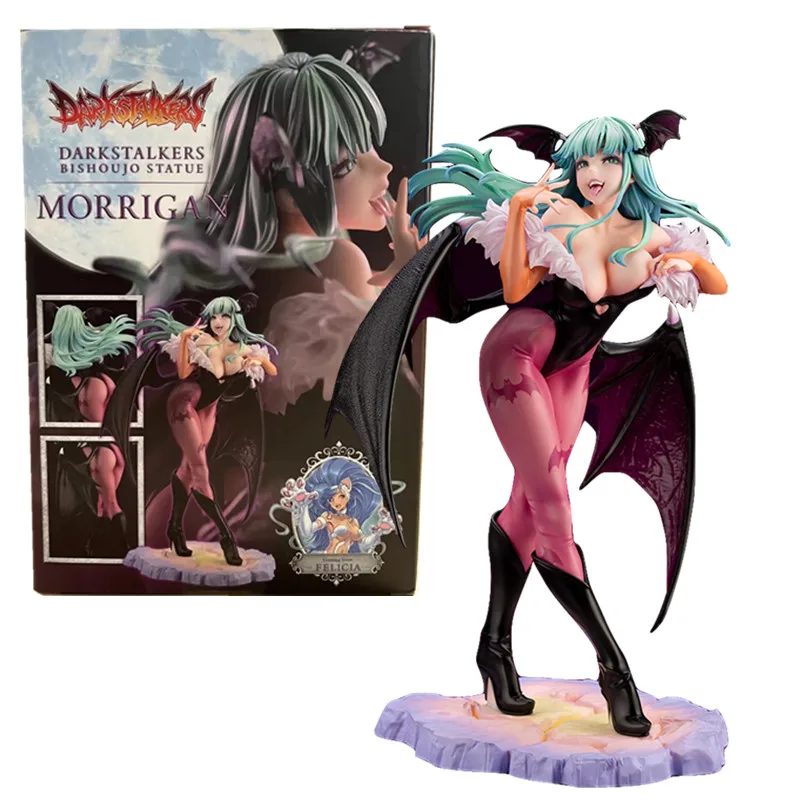 23CM Vampire Hunter Morrigan Aensland Anime Figures Darkstalkers Bishoujo PVC Action Figurine Collectible Sexy Doll Toys Gifts
23CM Vampire Hunter Morrigan Aensland Anime Figures Darkstalkers Bishoujo PVC Action Figurine Collectible Sexy Doll Toys Gifts