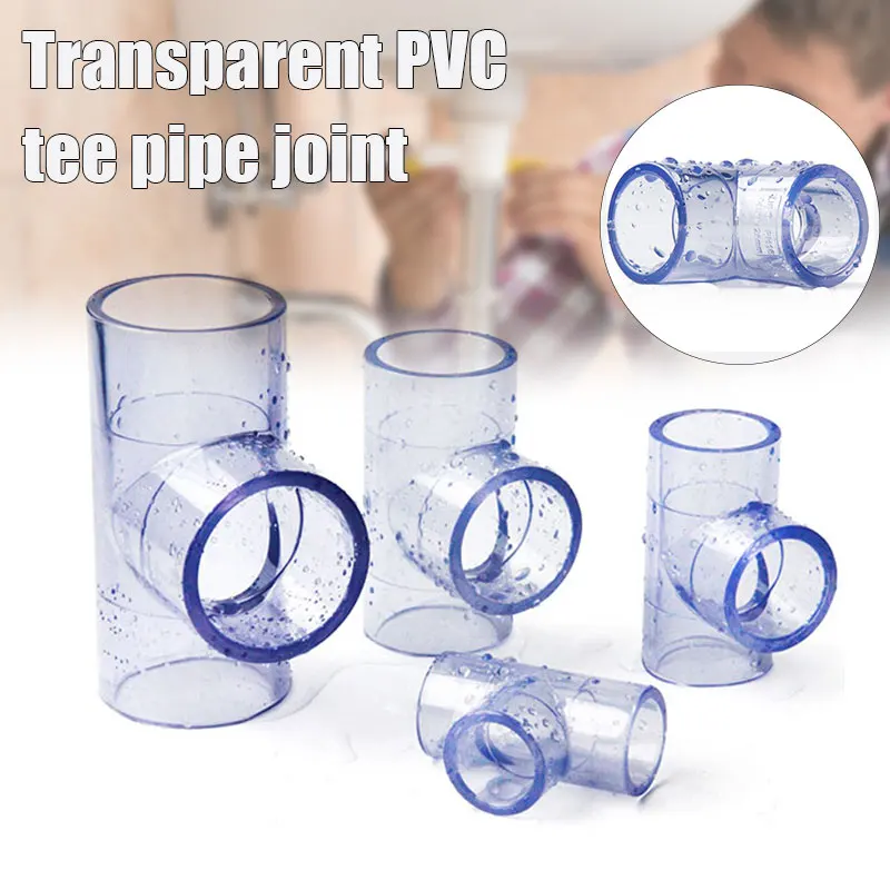 Tee Connector UPVC Tee Fitting Transparent Environmental Plastic Pipe Fittings Less Weight Than Fittings Made From Metal 호스연결커넥터 
Tee Connector UPVC Tee Fitting Transparent Environmental Plastic Pipe Fittings Less Weight Than Fittings Made From Metal 호스연결커넥터