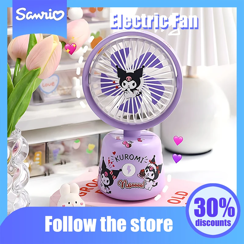 Kawaii Sanrio Anime USB Electric Fan Cute Kuromi Cartoon Cool Summer Desktop Portable Electric Fan Originality Children Gifts
Kawaii Sanrio Anime USB Electric Fan Cute Kuromi Cartoon Cool Summer Desktop Portable Electric Fan Originality Children Gifts