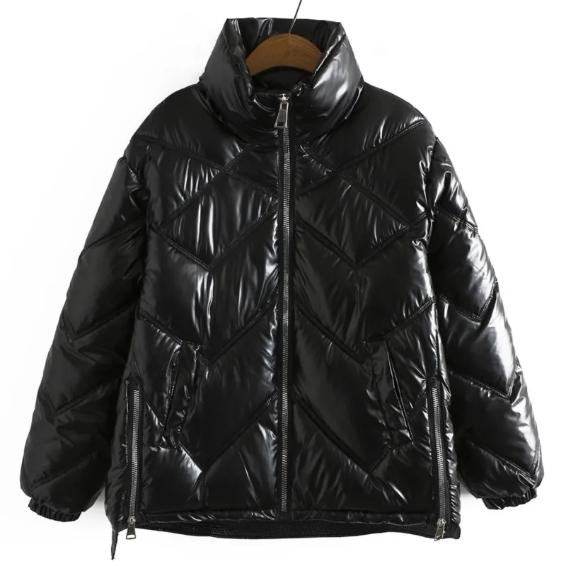 5XL Winter Parkas Plus Size Women Clothing Loose Fit Padded Jacket Fashion Shiny Stand Collar Side Zipper Thick Down Cotton Coat
5XL Winter Parkas Plus Size Women Clothing Loose Fit Padded Jacket Fashion Shiny Stand Collar Side Zipper Thick Down Cotton Coat