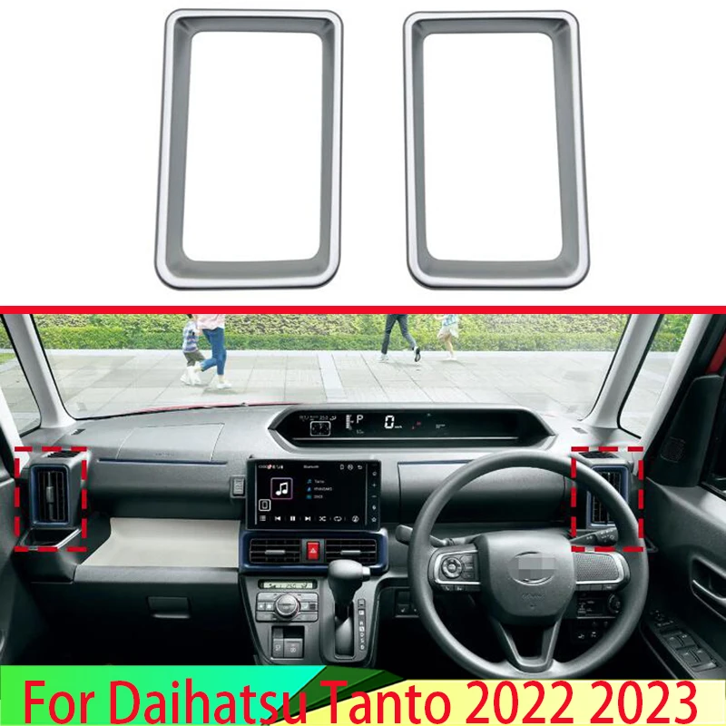 For Daihatsu Tanto 2022 2023 Car Accessories ABS Piano Black Air Vent Outlet Cover Dashboard Trim Bezel Frame Molding Garnish
For Daihatsu Tanto 2022 2023 Car Accessories ABS Piano Black Air Vent Outlet Cover Dashboard Trim Bezel Frame Molding Garnish