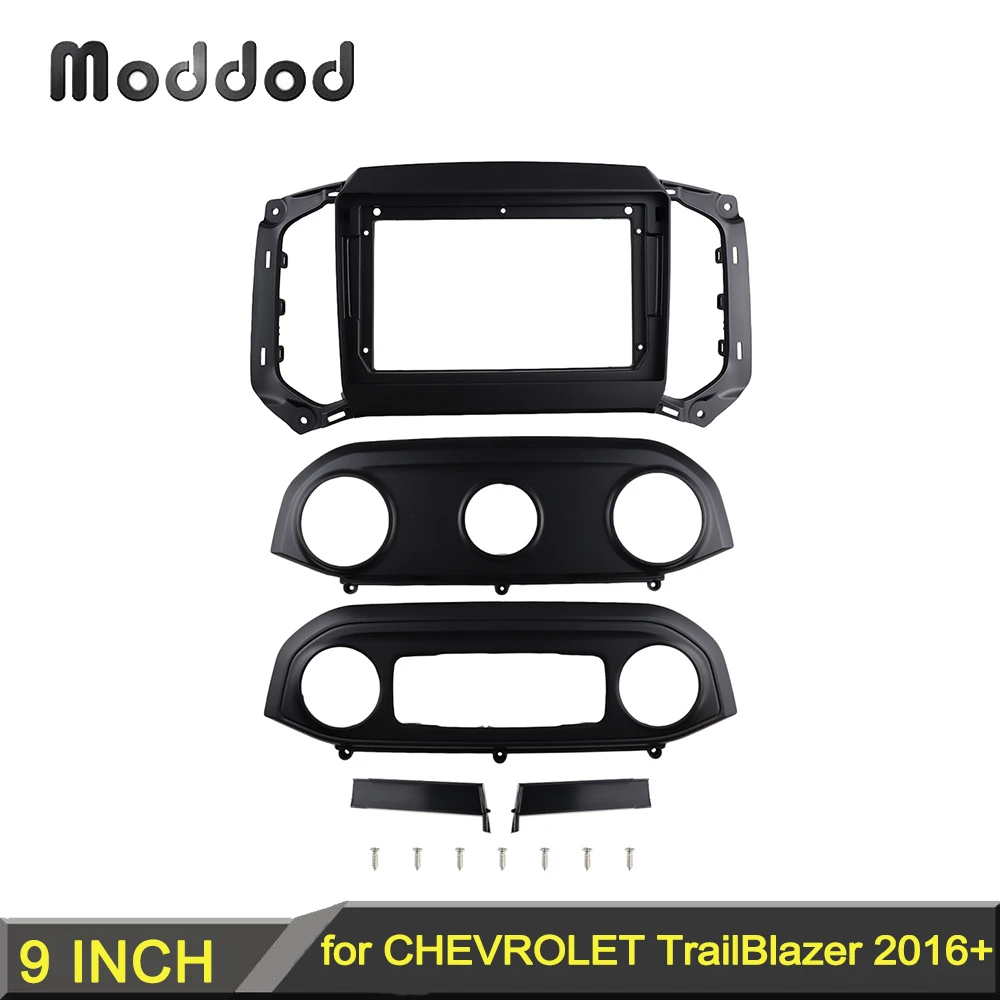 Frame for Chevrolet TrailBlazer Colorado Car Radio Fascia 9 INCH Dash Surround Trim Mount Kit Faceplates Stereo Player Panel
Frame for Chevrolet TrailBlazer Colorado Car Radio Fascia 9 INCH Dash Surround Trim Mount Kit Faceplates Stereo Player Panel