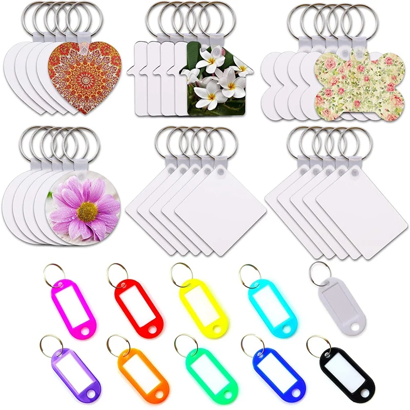 80Pcs Sublimation Blank Keychains Heat Transfer Keychain With Plastic Key Tags,MDF Blank Board Key Ring For DIY Keychain
80Pcs Sublimation Blank Keychains Heat Transfer Keychain With Plastic Key Tags,MDF Blank Board Key Ring For DIY Keychain