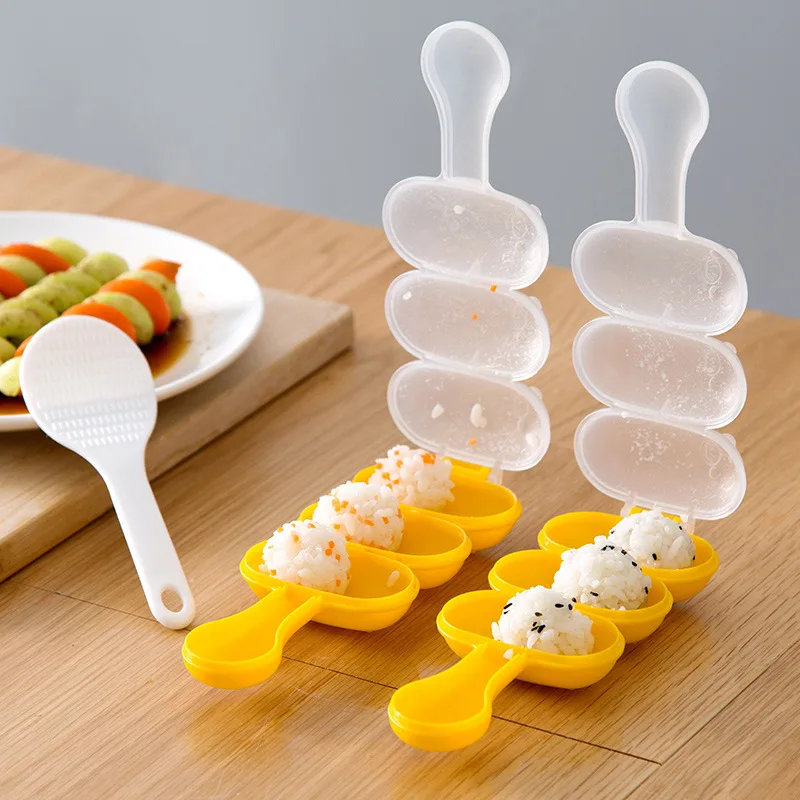 New Mini DIY Cute Rice and Vegetable Roll Mold Meat Ball Maker Sushi Onigiri Tool Kitchen Gadgets Food Grade PP Material
New Mini DIY Cute Rice and Vegetable Roll Mold Meat Ball Maker Sushi Onigiri Tool Kitchen Gadgets Food Grade PP Material