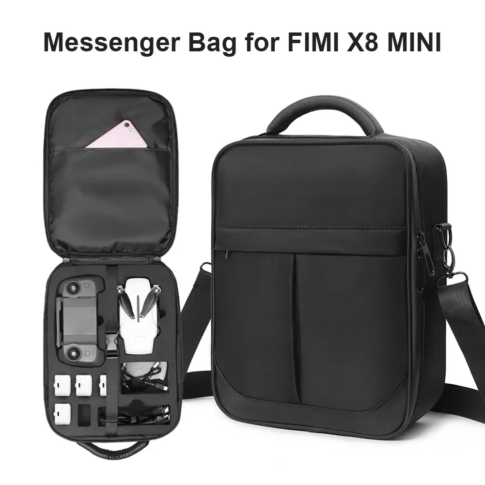 Black Travel Case Carrying Storage Shoulder Bag for FIMI X8 Mini Drone Shockproof Waterproof Comfortable Messenger Crossbody Bag
Black Travel Case Carrying Storage Shoulder Bag for FIMI X8 Mini Drone Shockproof Waterproof Comfortable Messenger Crossbody Bag