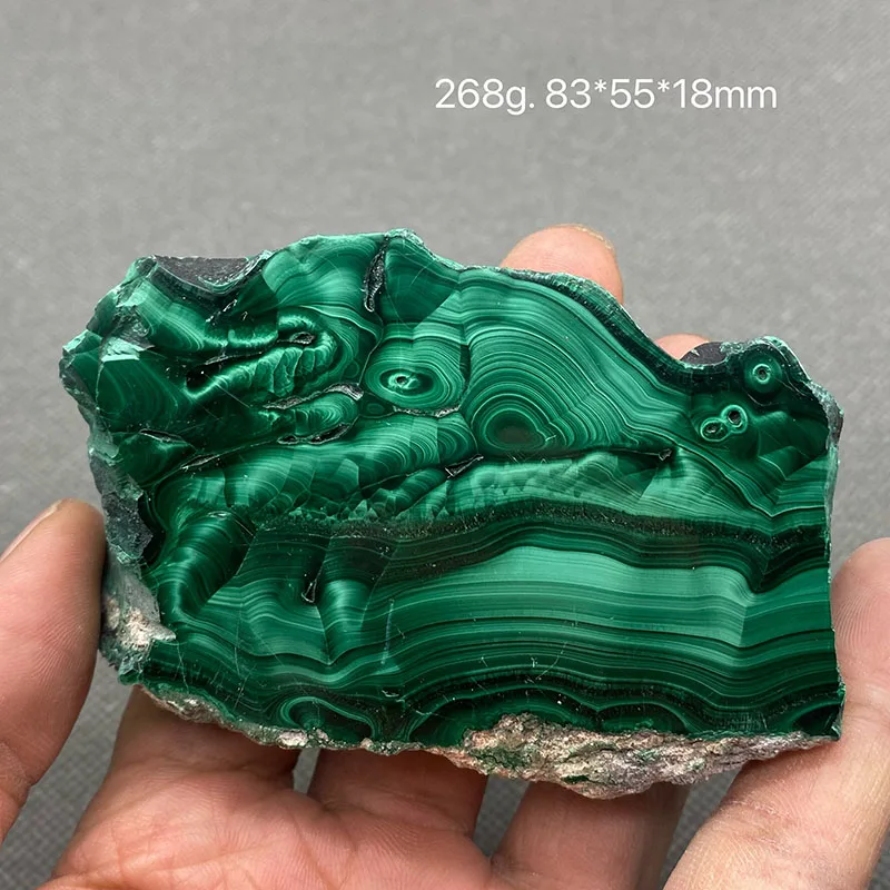 

Best! 100% Natural Green Malachite Polished Mineral Specimens Rough Stone Slices Quartz and Crystals Repair Crystals