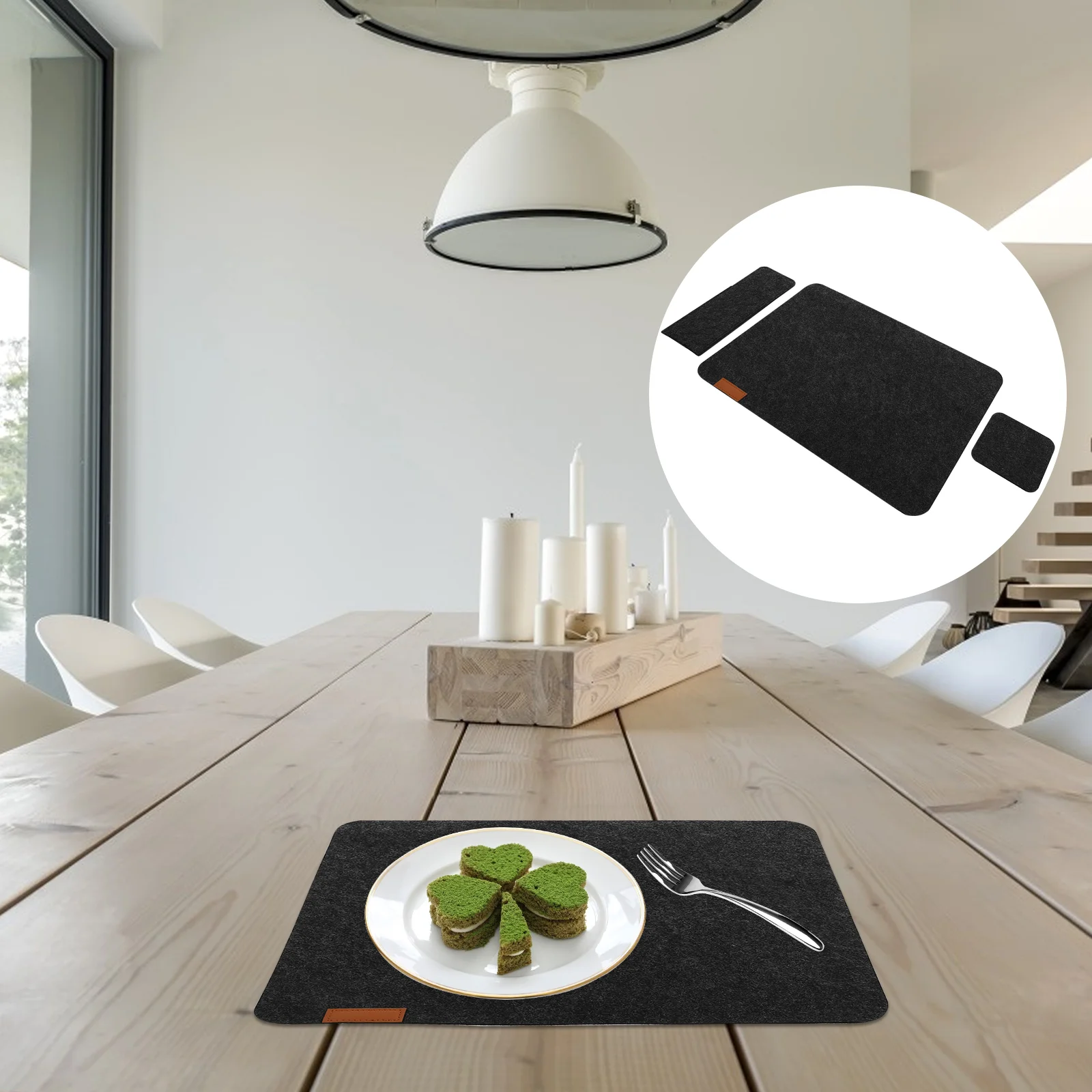 2 Sets Dining Table Heat Resistant Placemat Premium Placemat for Home Restaurant
2 Sets Dining Table Heat Resistant Placemat Premium Placemat for Home Restaurant